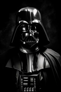 Idei de cadouri pentru cinefili - Tablou Starwars - Dark Vader